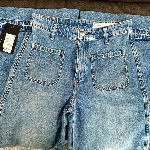 rag & bone Denim - Rag & Bone Med Blue Denim Jeans